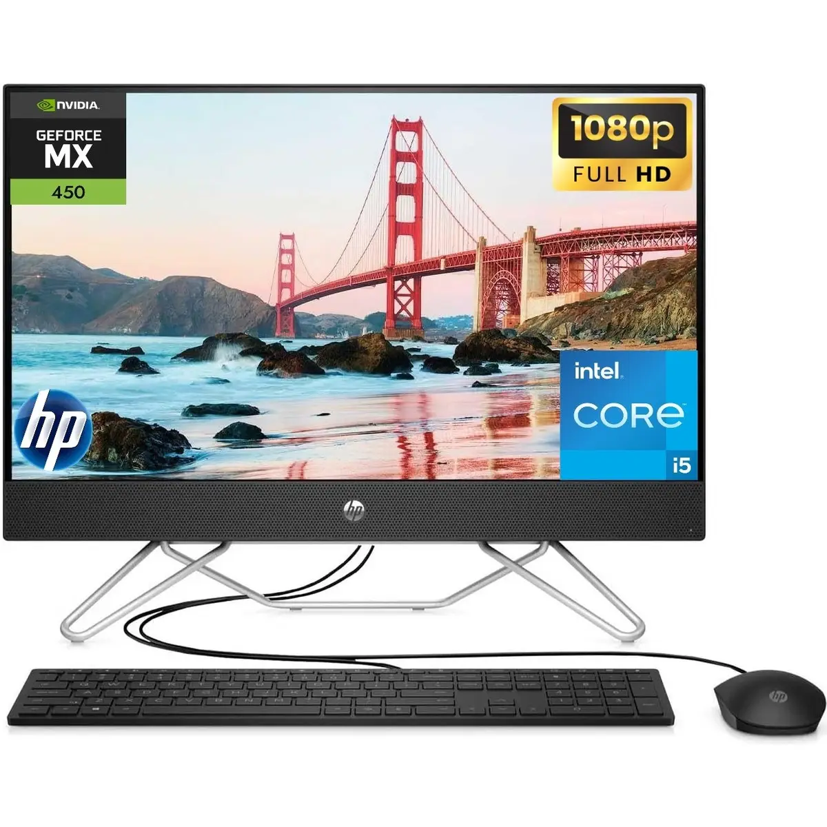 24 Aıo Intel Core I5-1235U 16GB Ram 1tb SSD Geforce MX450/2GB 23.8" Fhd WIN11 Pro All In One Bilgisayar 79N36EA P4