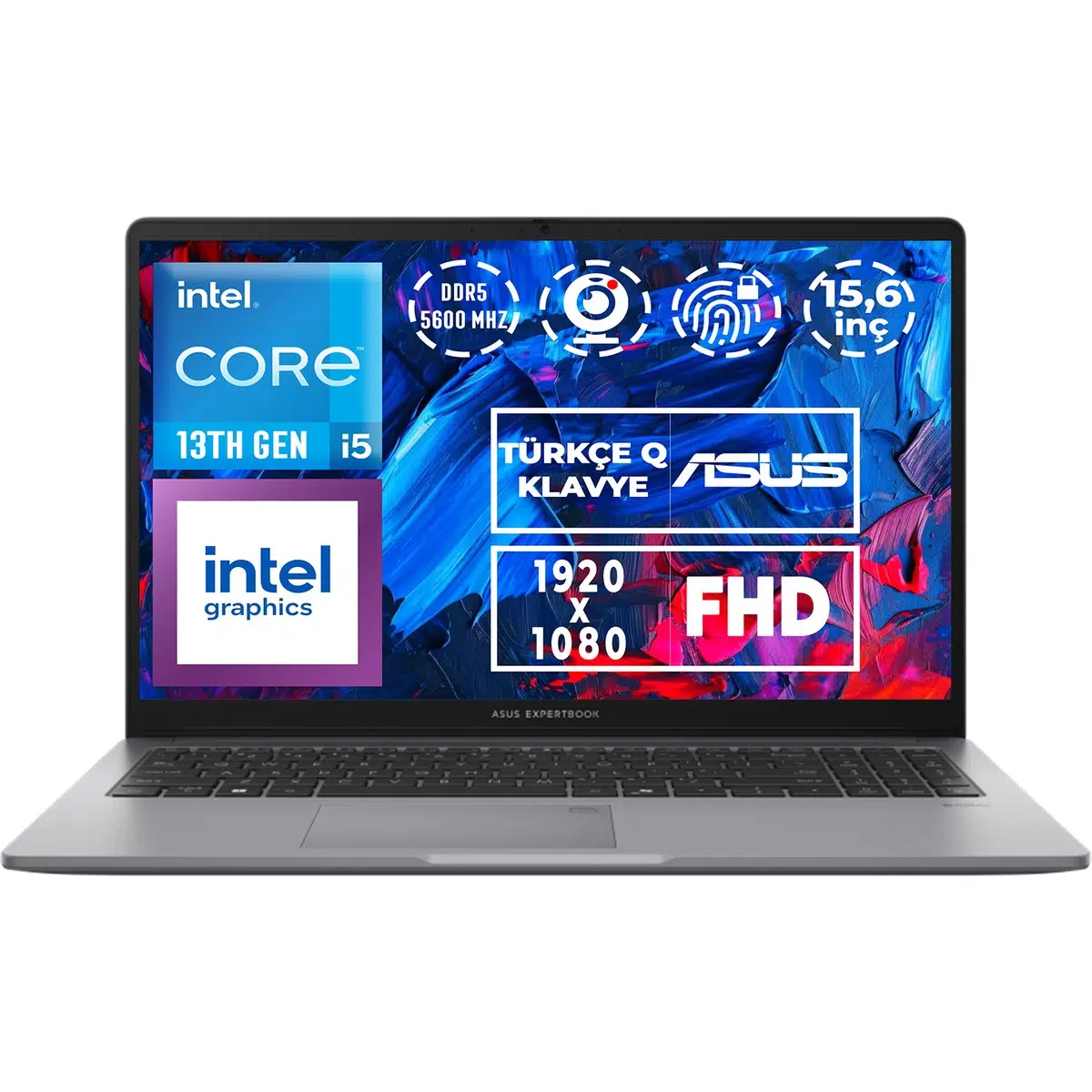 Expertbook I5-13420H 64GB 2tb SSD 15.6" Fhd Freedos Notebook P1503CVA-I58512G0D 006