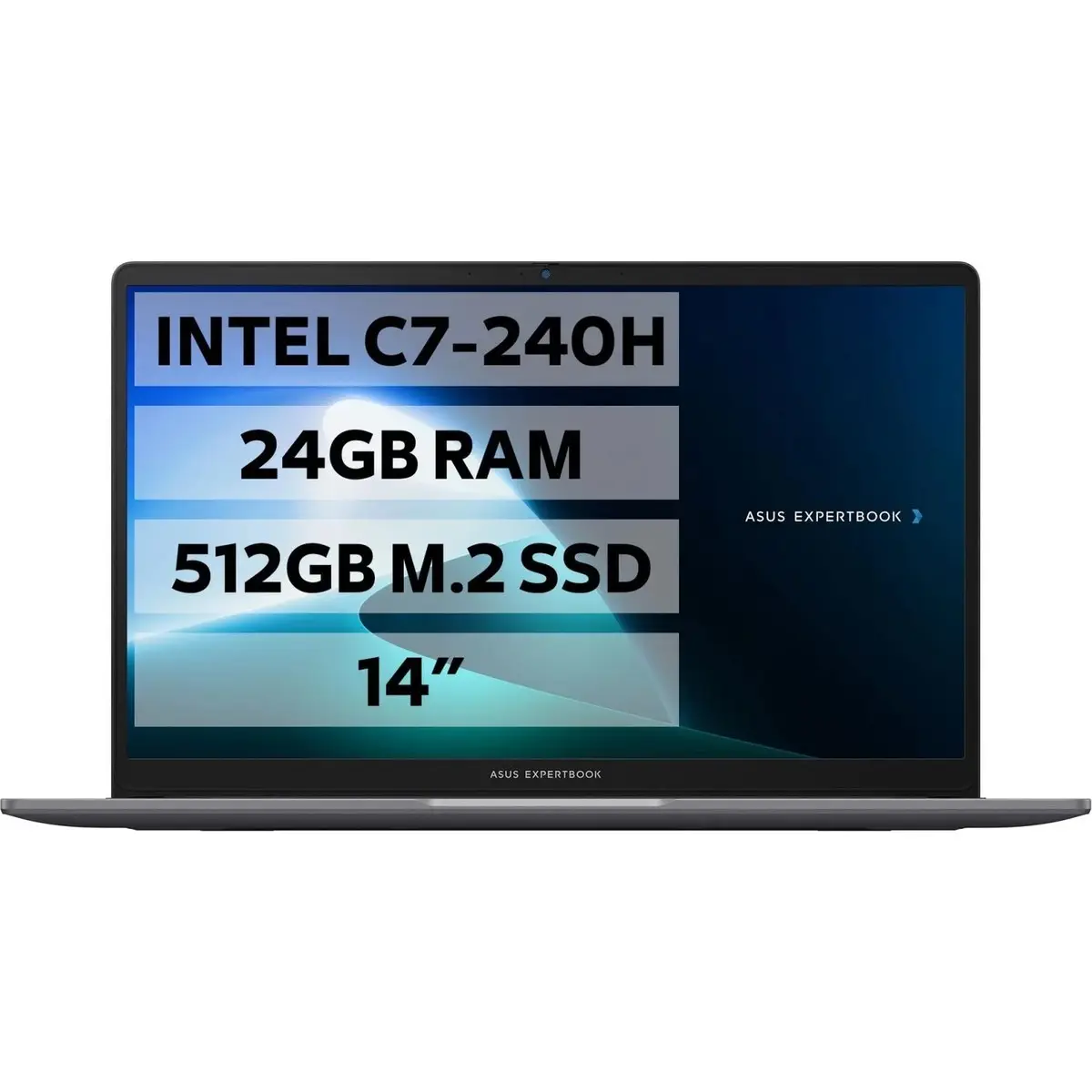 Expertbook P1403CVA-C716512G0D C7-240H - 24GB Ram - 512GB M.2 SSD - W11P - 14" Taşınabilir Bilgisayar