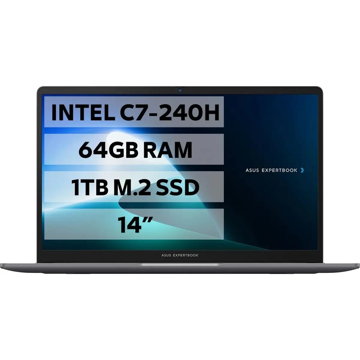 Expertbook P1403CVA-C716512G0D C7-240H - 64GB Ram - 1tb M.2 SSD - W11P - 14" Taşınabilir Bilgisayar