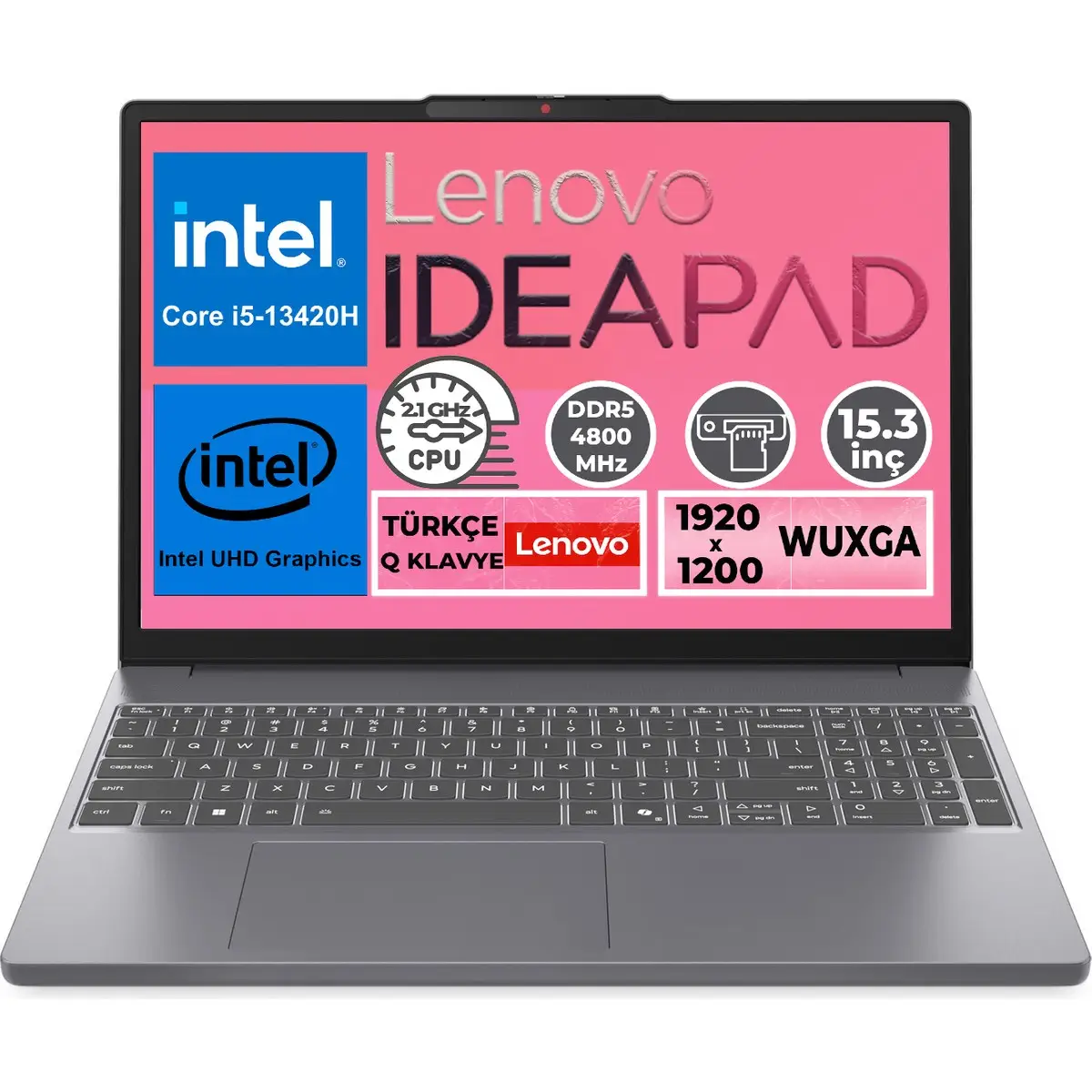 Ideapad Slim 3 15IRH10 I5-13420H 16GB 1tb SSD 15.3" Wuxga Freedos Notebook 83K1004ETR 005