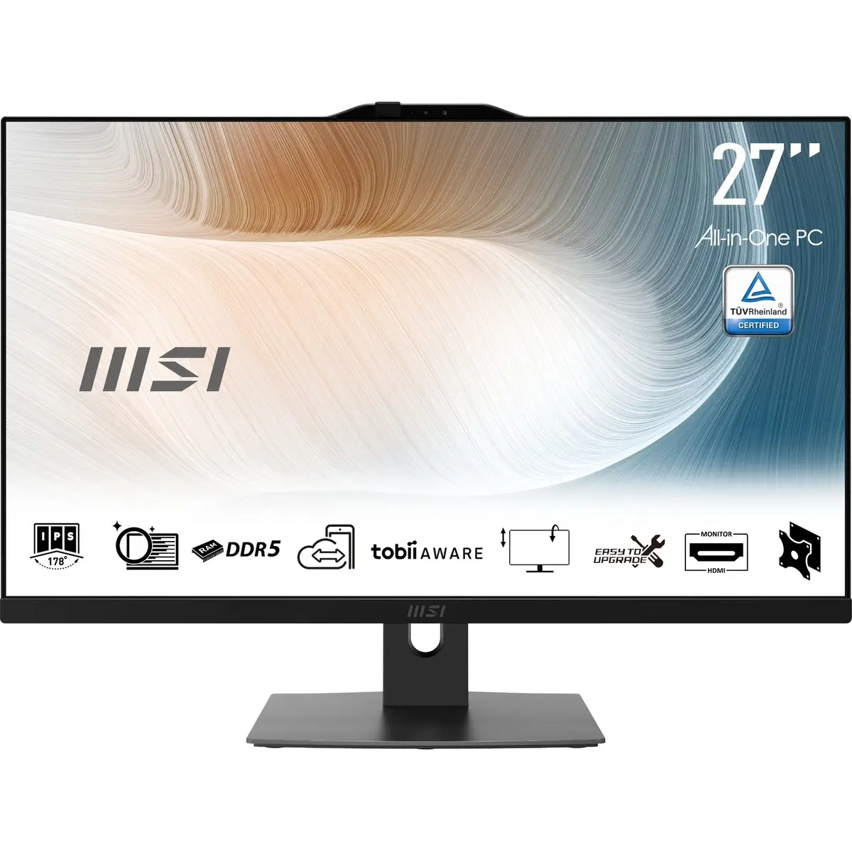MODERN AM272P 1M-1293XEU Intel Core 5 120U 16GB 512GB SSD Freedos Siyah 27" All In One Bilgisayar