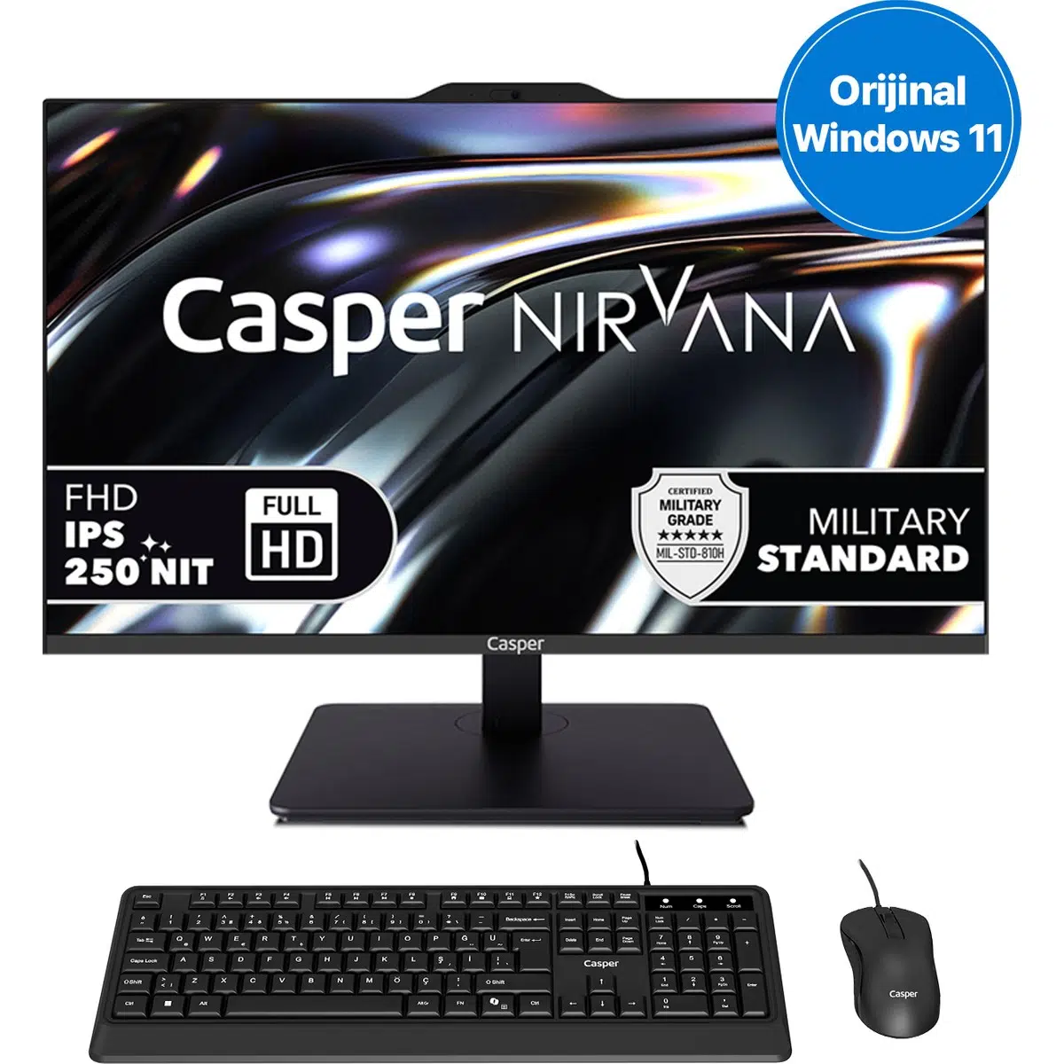 Nirvana A80.1362-DV00A-V-S Intel Core I7-13620H 32GB Ram 500GB Nvme SSD Windows 11 Home Monitör Pc (All-In-One)