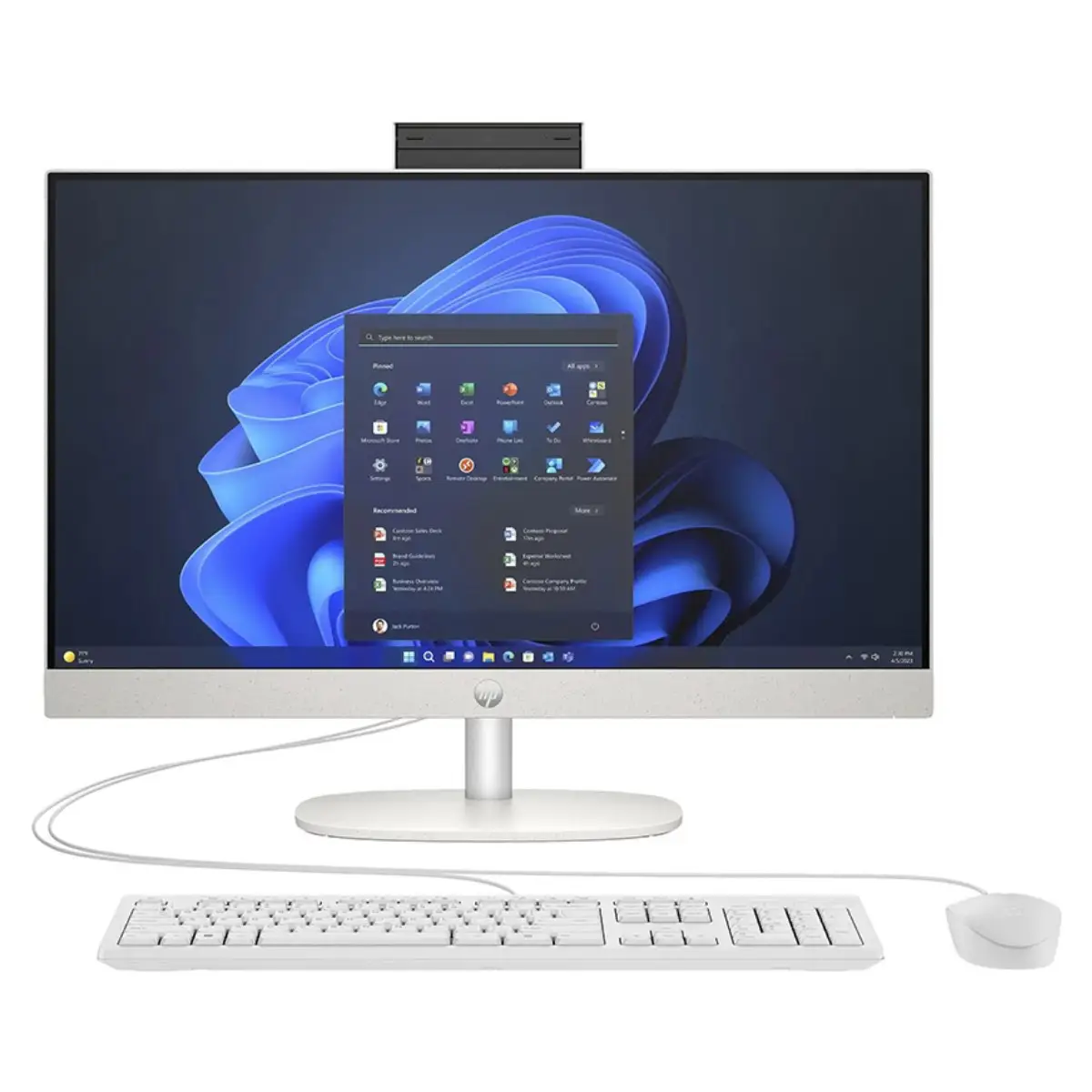 Proone 240 G10 885G7EA I5-1335U 16GB 512GB SSD O/b Iris Xe 23.8" Beyaz Dos All In One Pc
