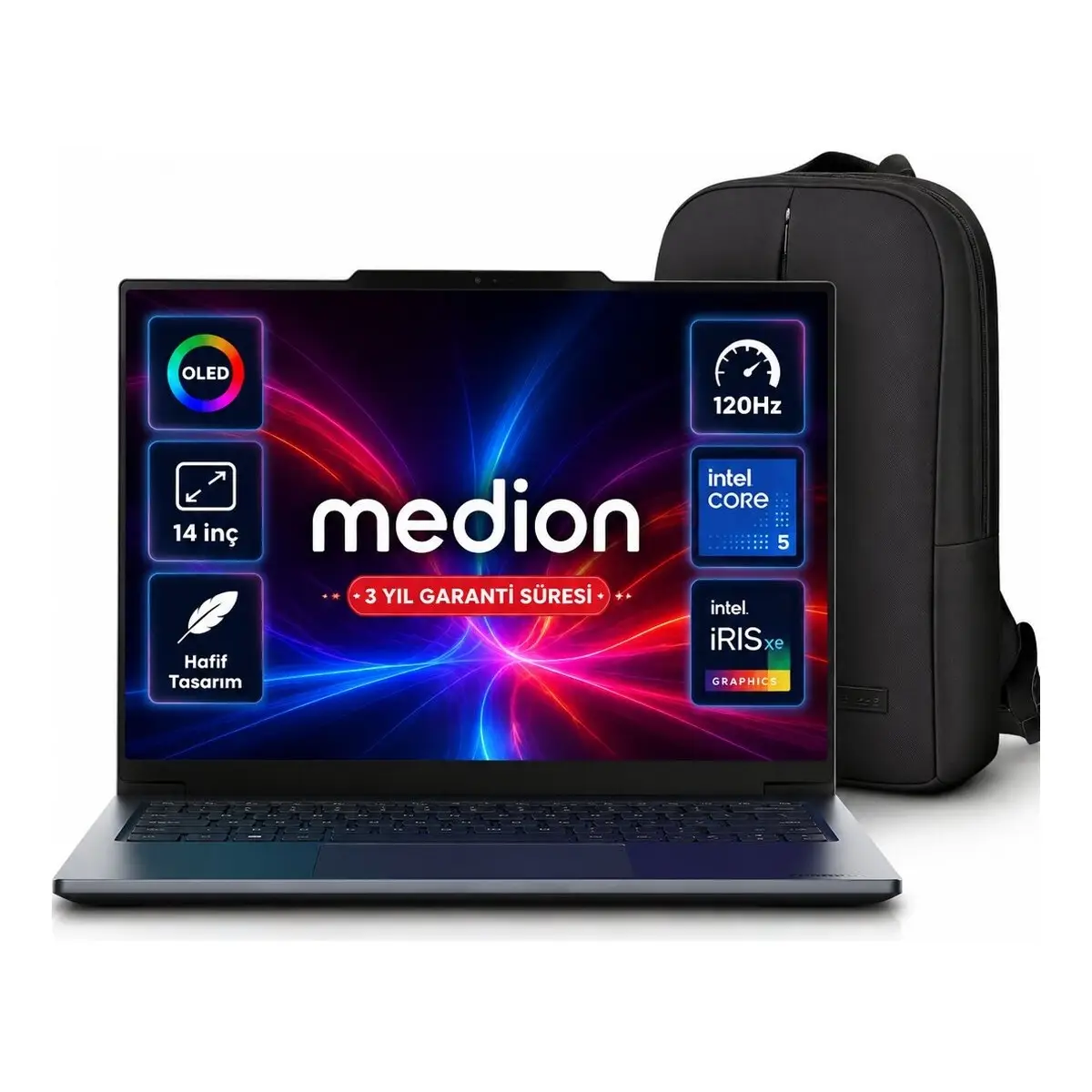 Signium 14 S1 SMD600032 Intel Core 5 120U 16GB 1tb SSD Windows 11 14" 120Hz OLED Dizüstü Bilgisayar + Shopimode Çanta