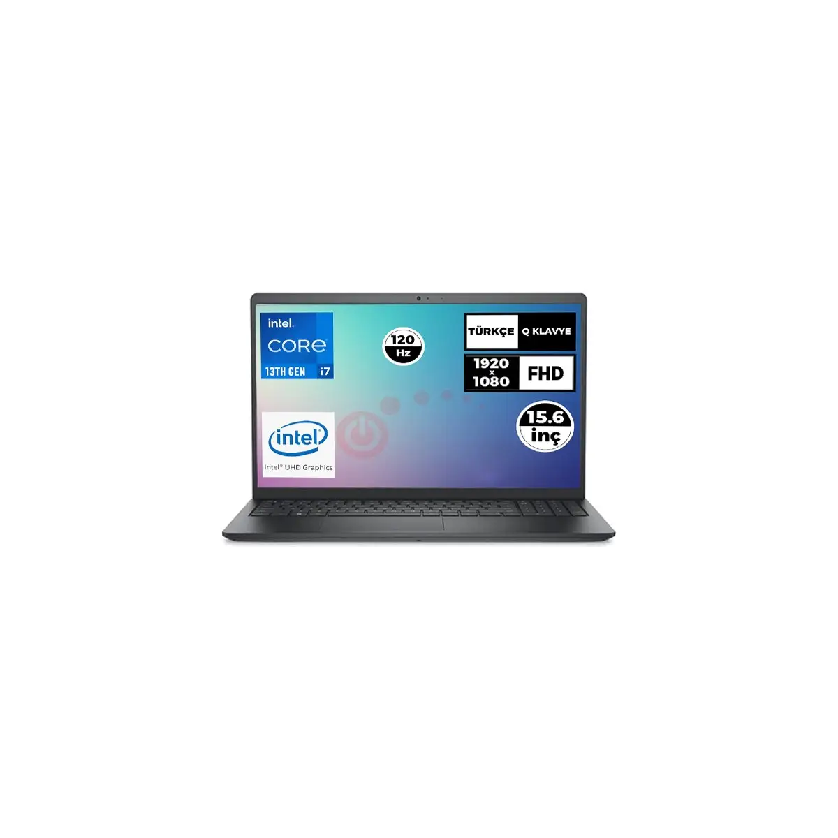 Vostro 3530 Intel Core I7-1355U 8gb 512GB SSD 15.6" Fhd 120Hz Windows 11 Pro Taşınabilir Bilgisayar N1601PVNB3530U 010